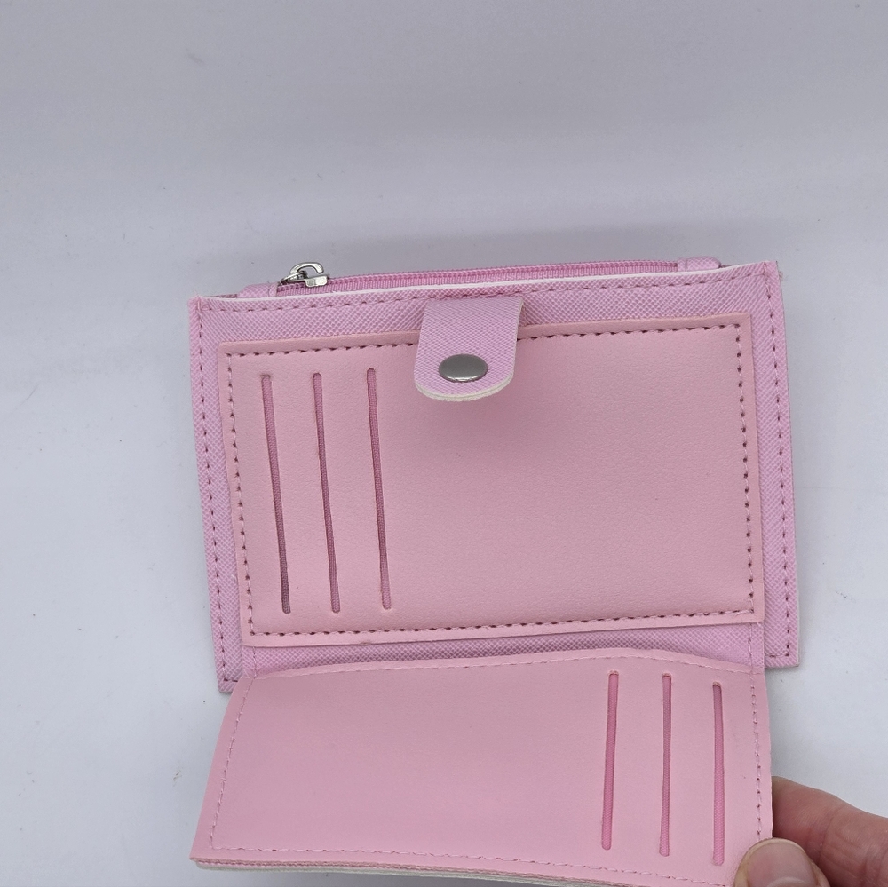 Pink Labubu Wallet and Keychain Set - Picture 3 of 5